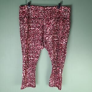 Under Armour Womens High Rise Print Compression Workout Leggings Capri Size 3X